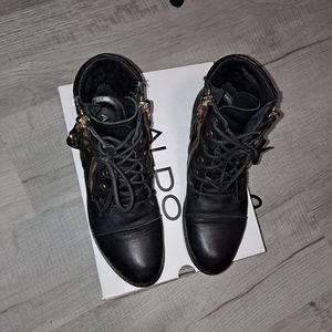 Aldo black boots